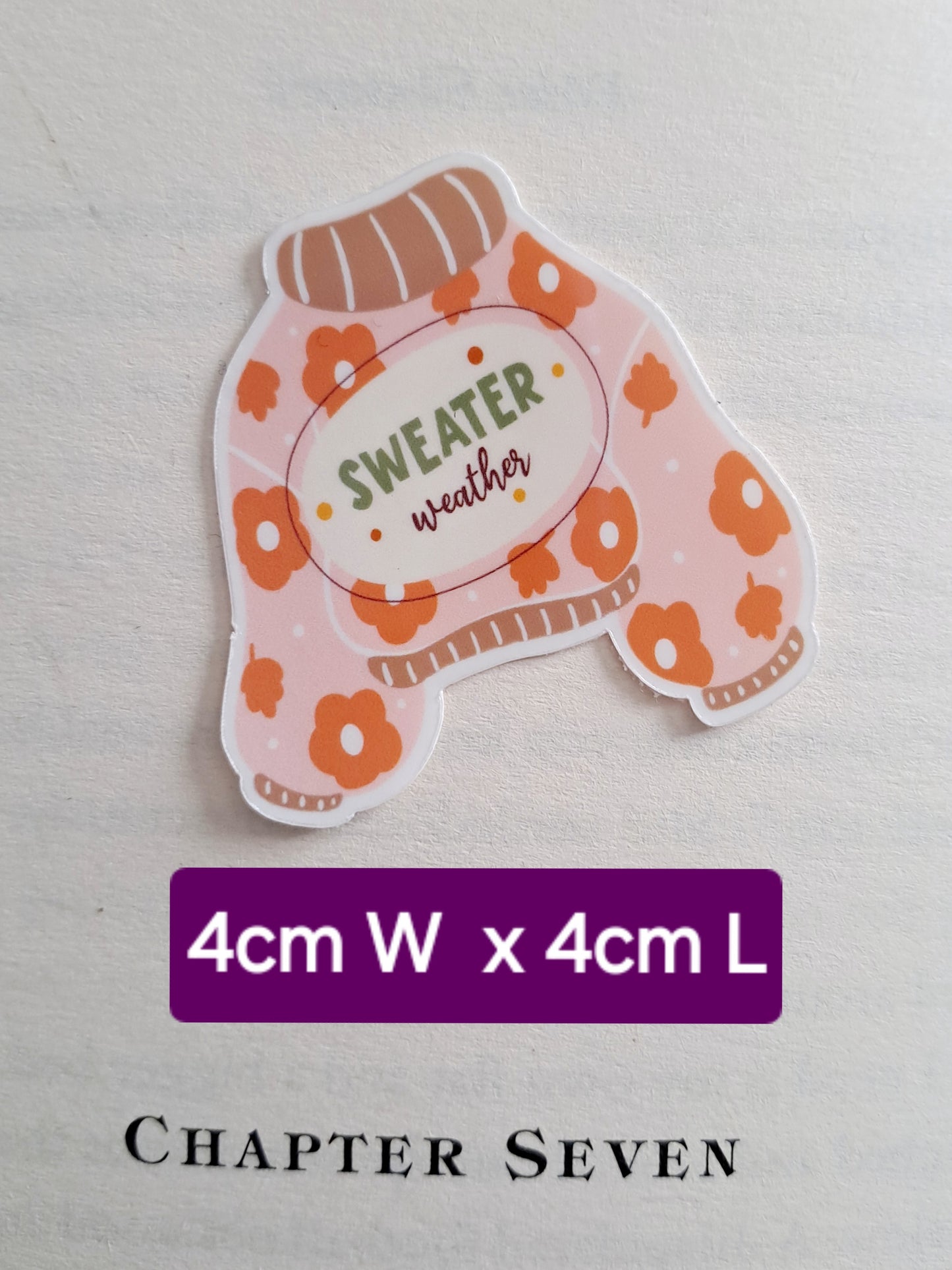 Small sweater weather kindle sticker - Ereader stickers