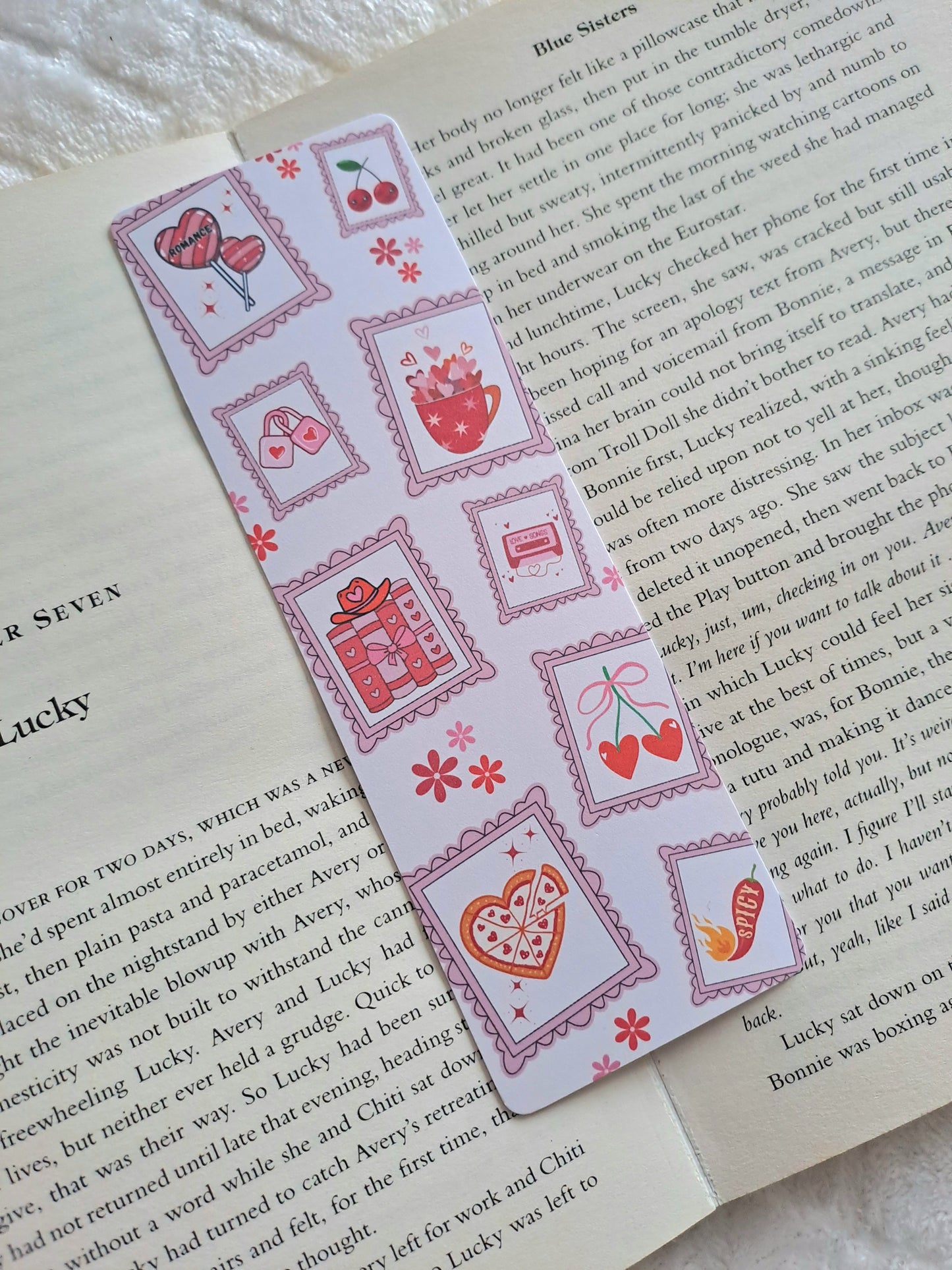 Romance Girlie era bookmark