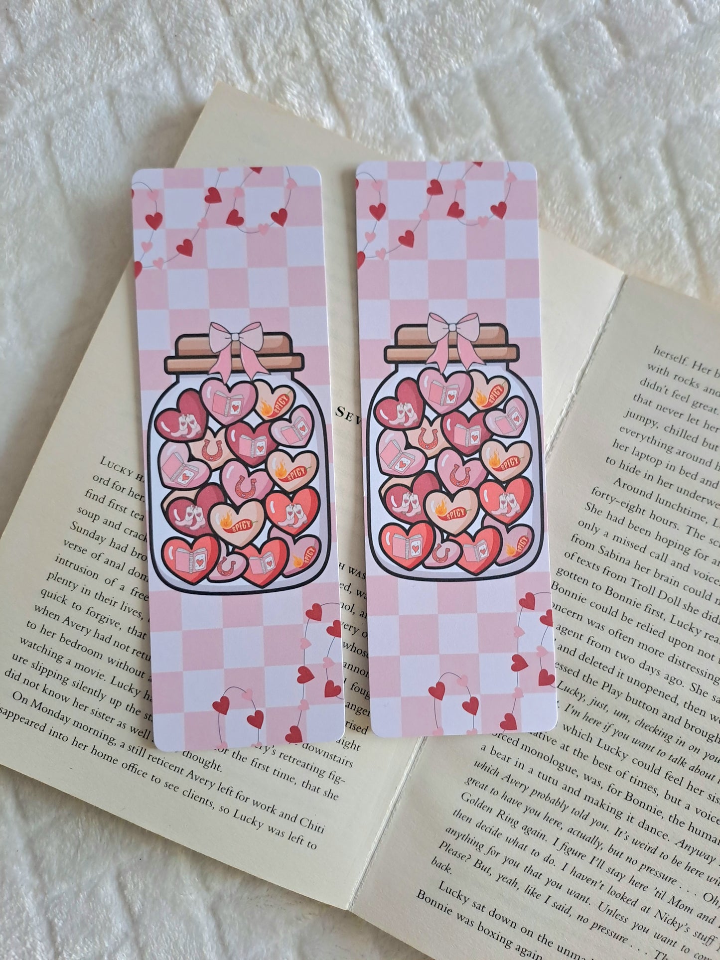 Cowboy romance bookmark