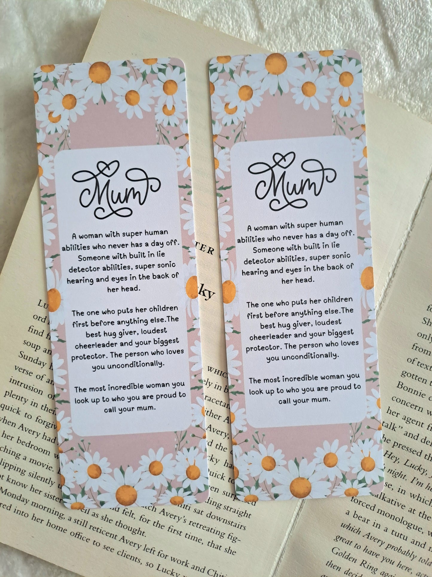 Mothers Day bookmark - Gift for mum | Thinking of you