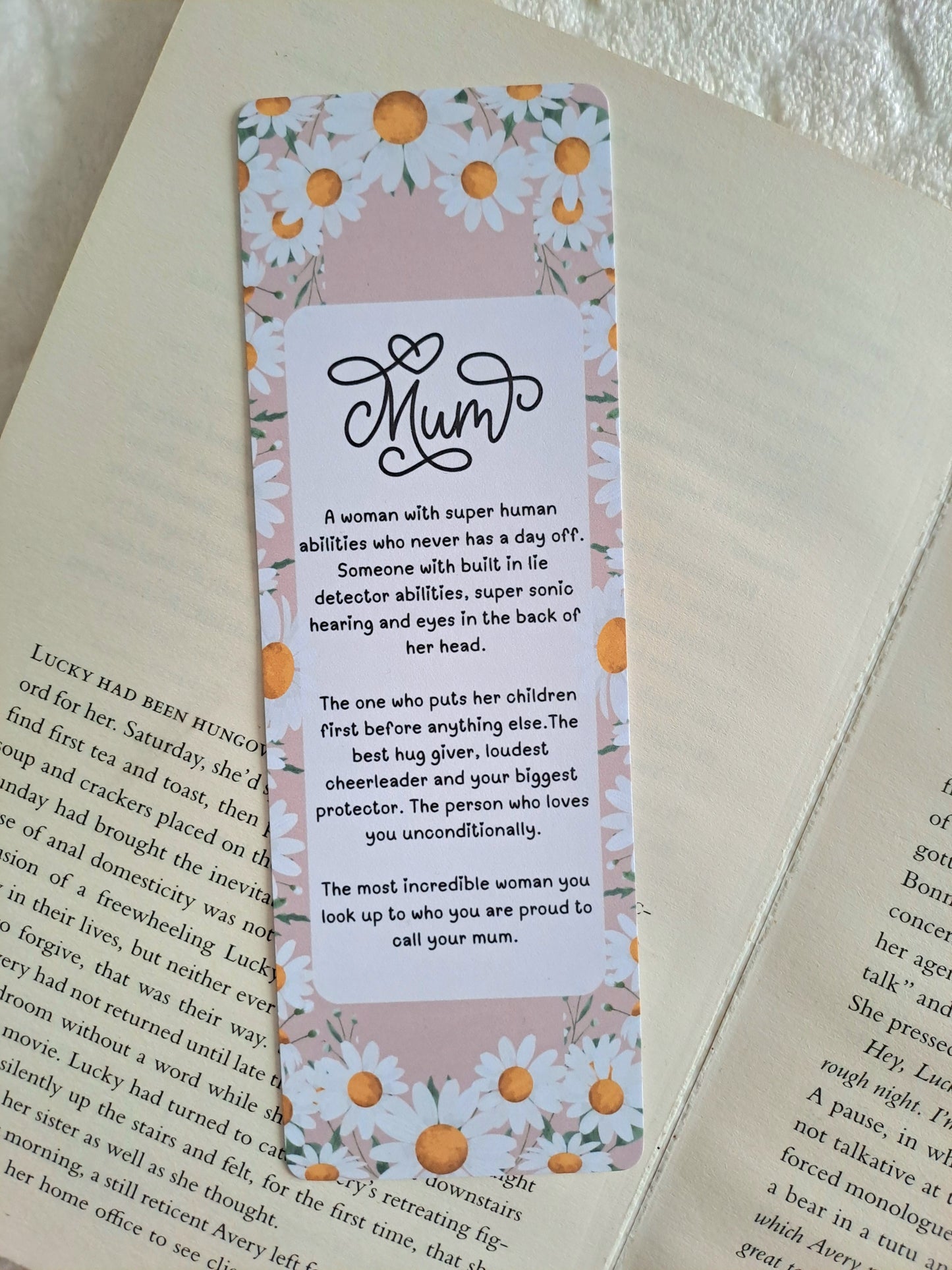 Mothers Day bookmark - Gift for mum | Thinking of you