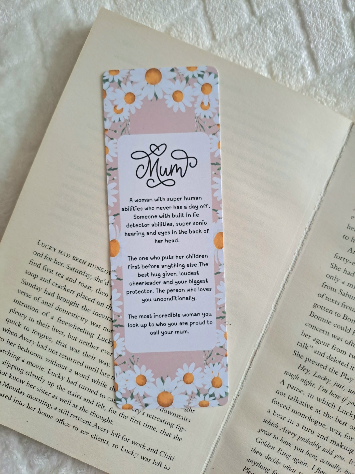 Mothers Day bookmark - Gift for mum | Thinking of you