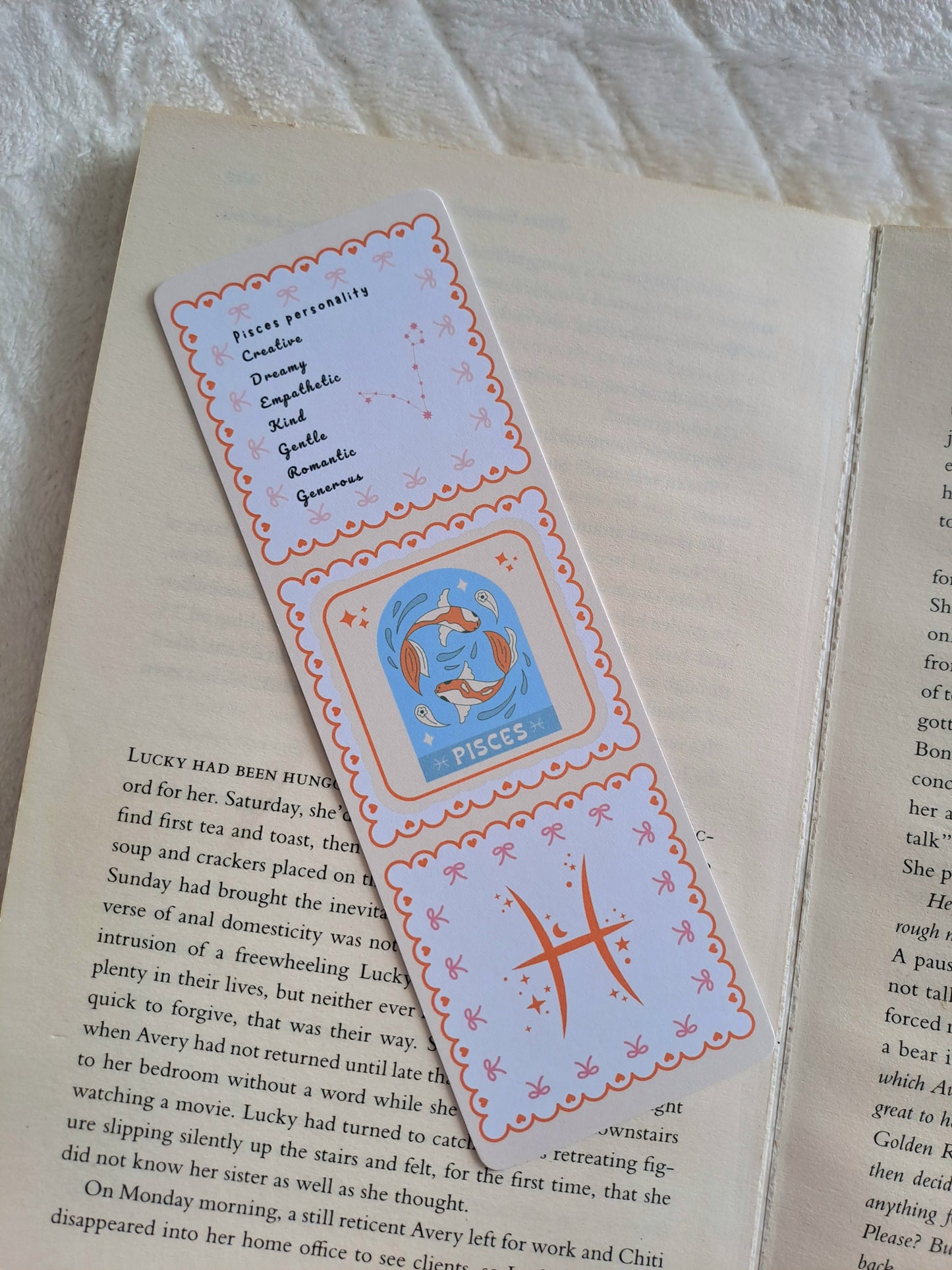 Pisces star sign personality traits bookmark