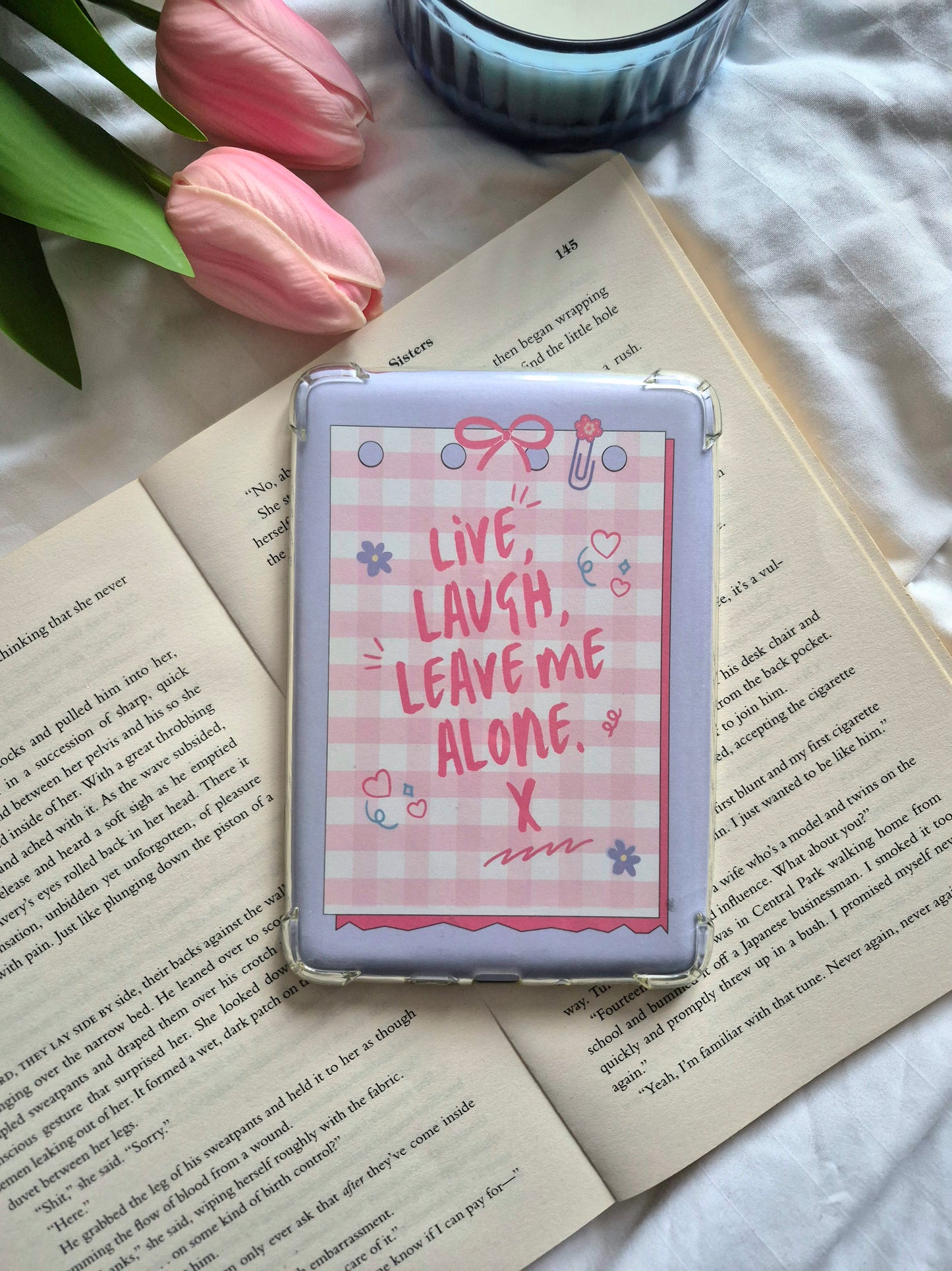Live, laugh, Leave me alone x sassy kindle insert