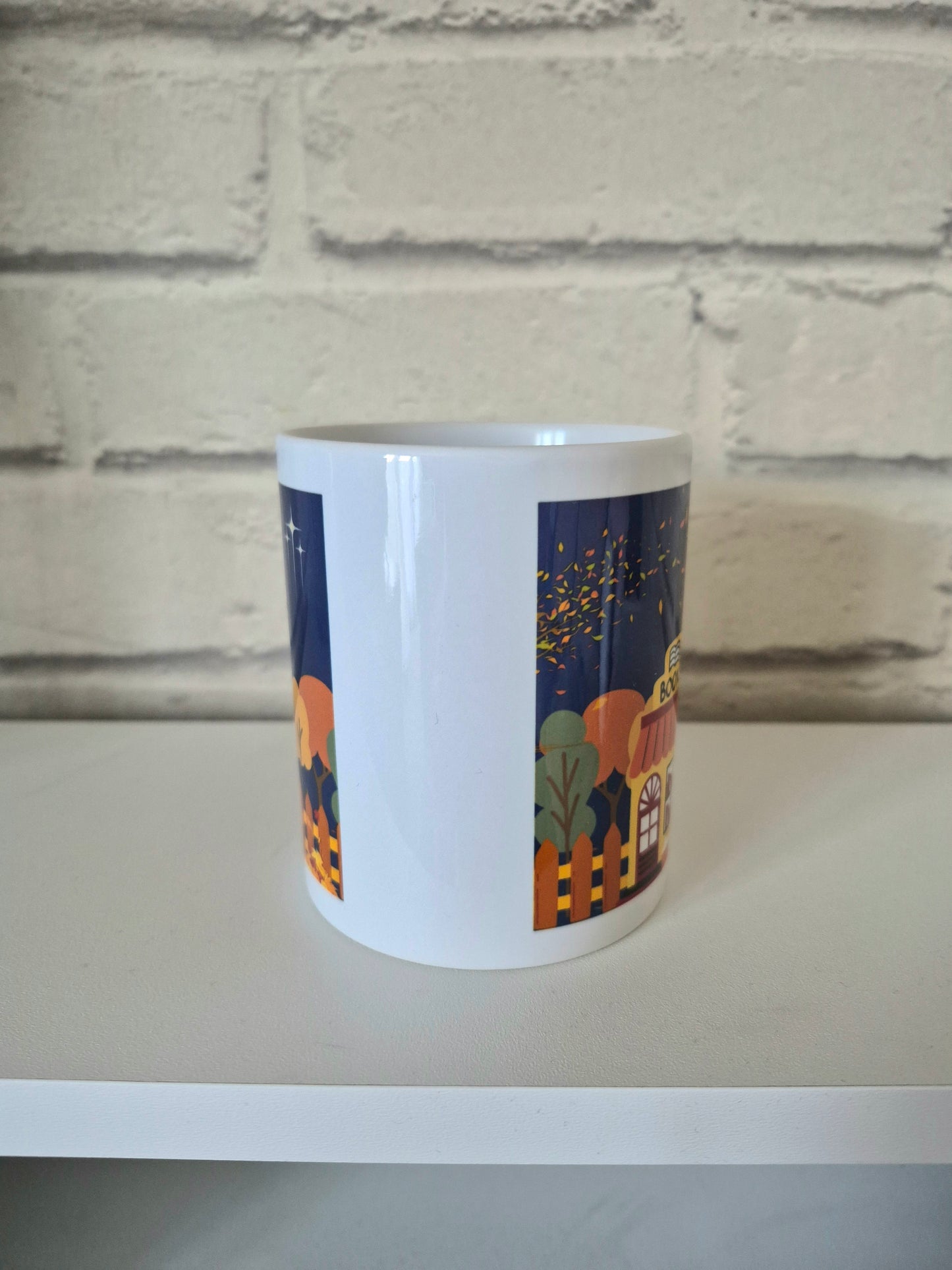 Autumn bookshop tea/coffee mug (DISCONTINUED PRODUCT)