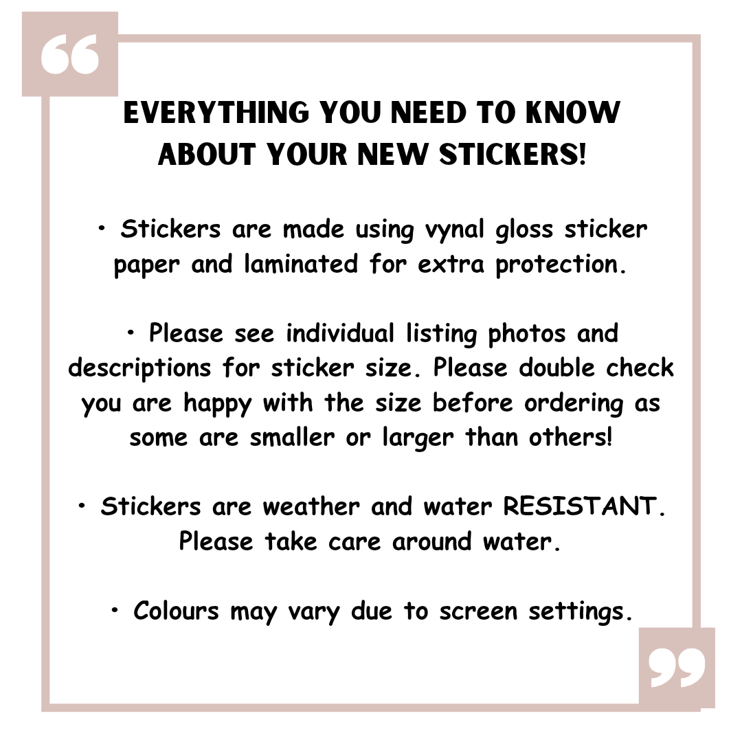 Autumnal gonk sticker for E readers/kindles