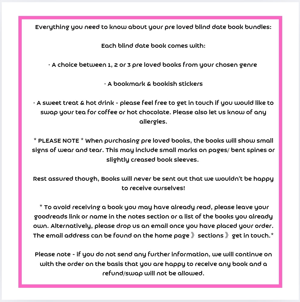 A blind date with a PRE-LOVED book - Gift for book lovers | Bookish Gifts | Book bundles