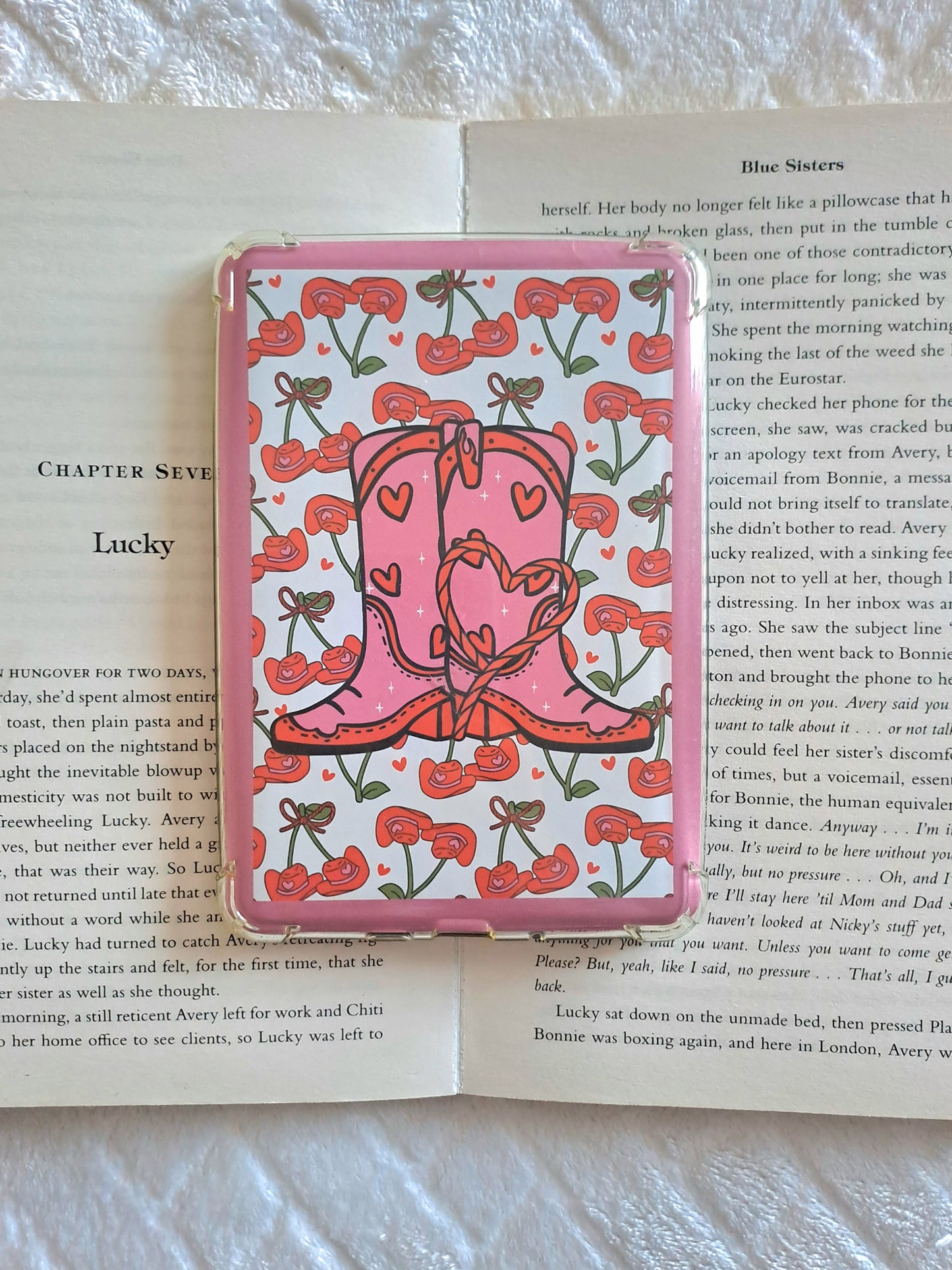 Cowgirl romance Kindle insert - Reading accessories | Cherry cowboy hats