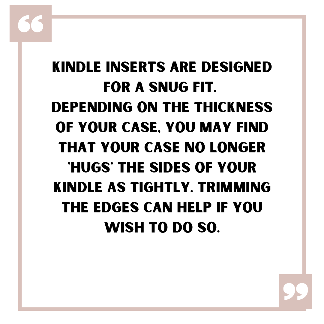 Winter cottage kindle insert: Christmas gift for booklovers