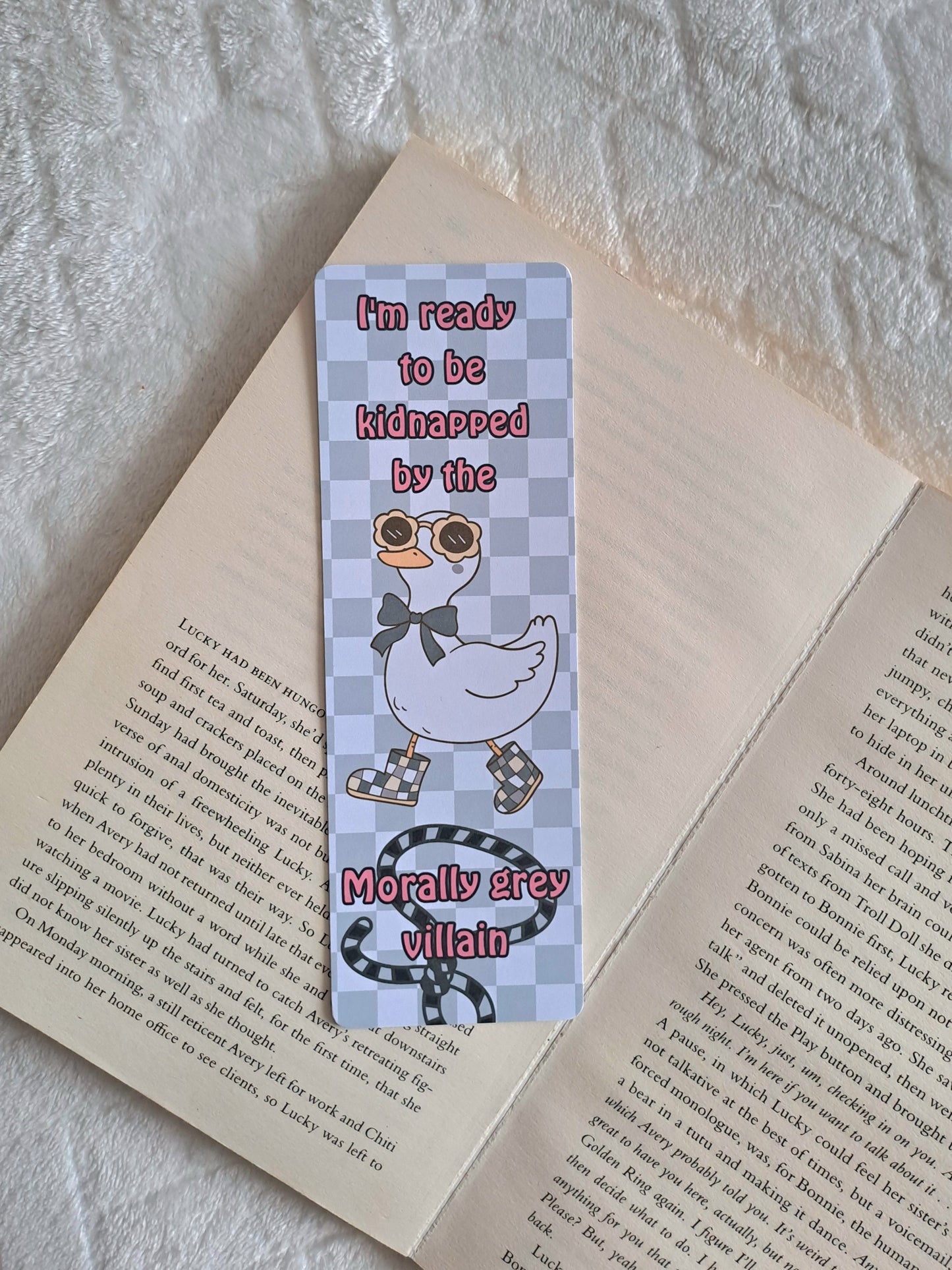 Morally grey goose bookmark - Dark romance bookmarks