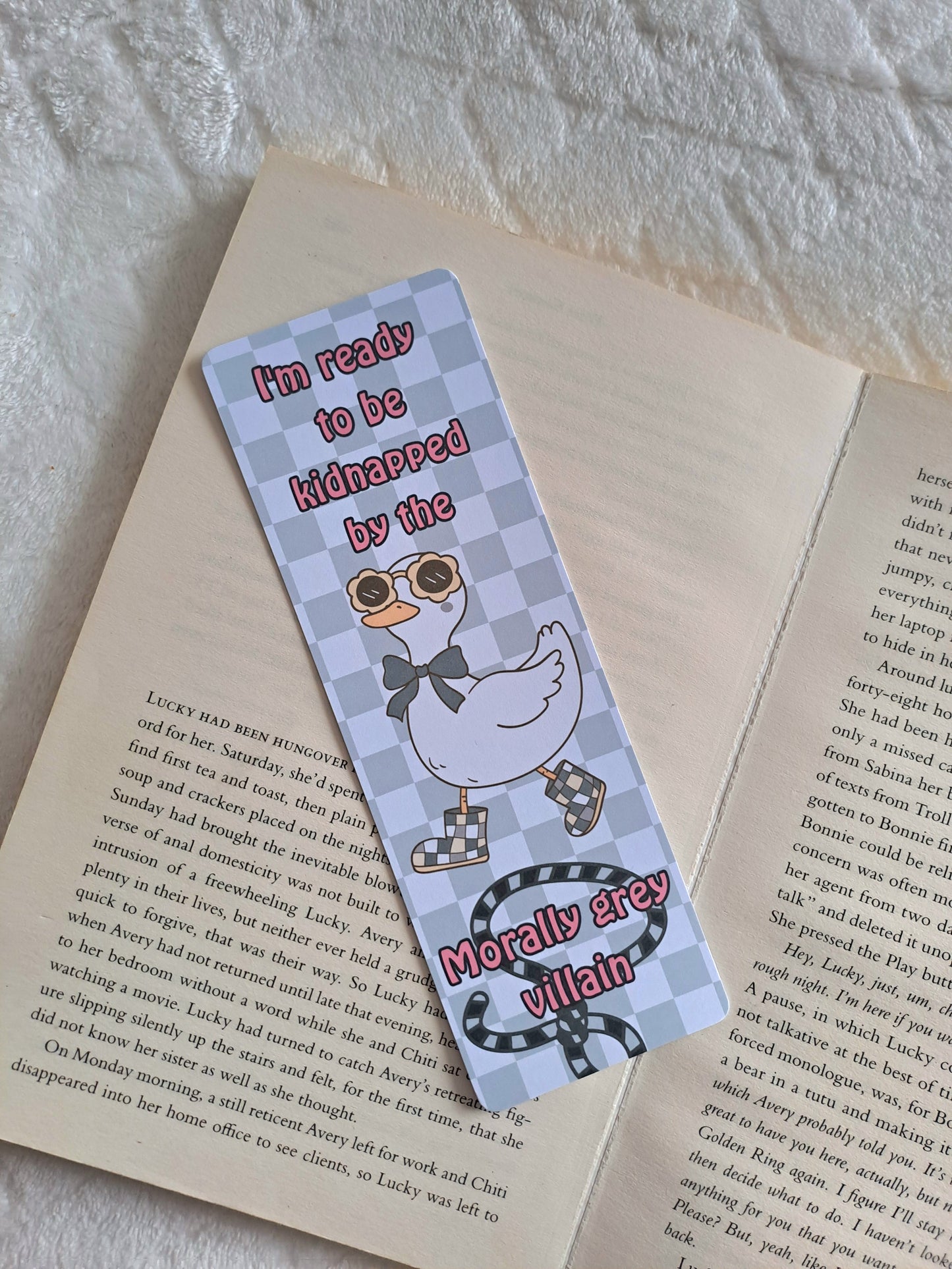 Morally grey goose bookmark - Dark romance bookmarks