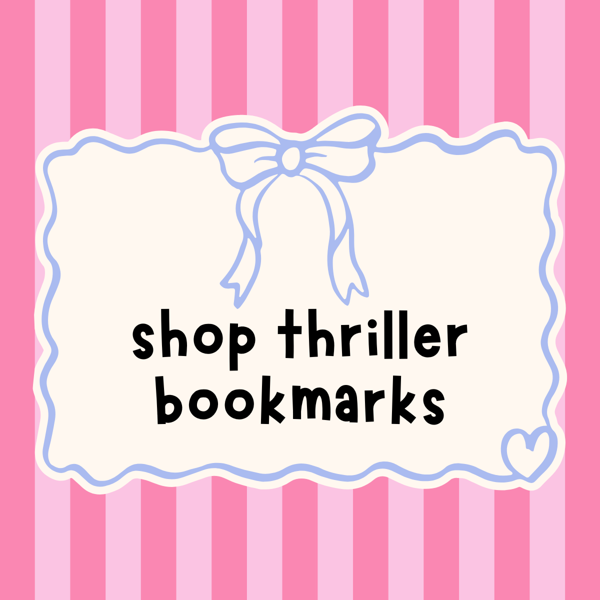 Thriller bookmarks
