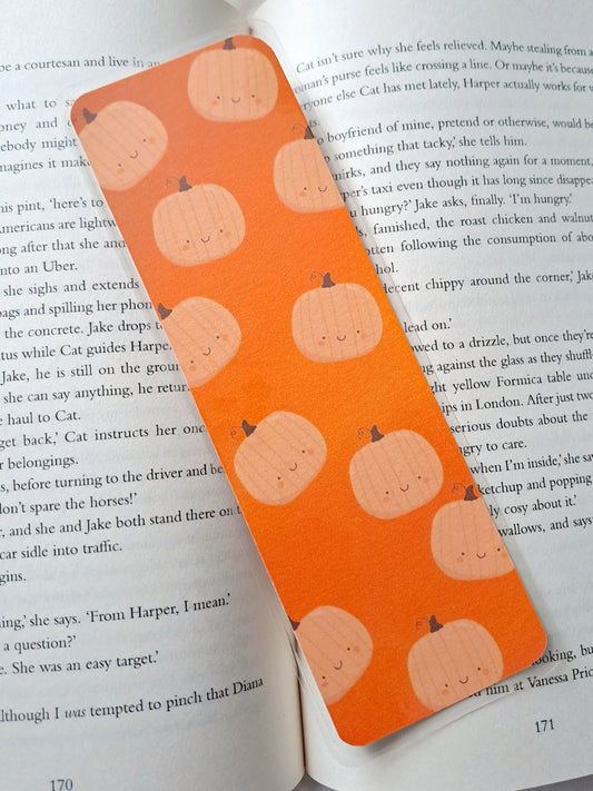 Smiley Pumpkins bookmark