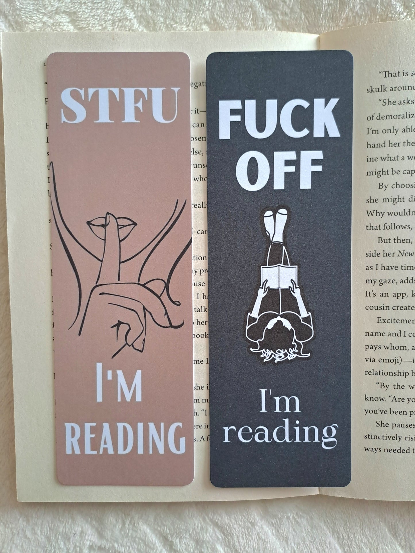 Rude adult humour bookmarks