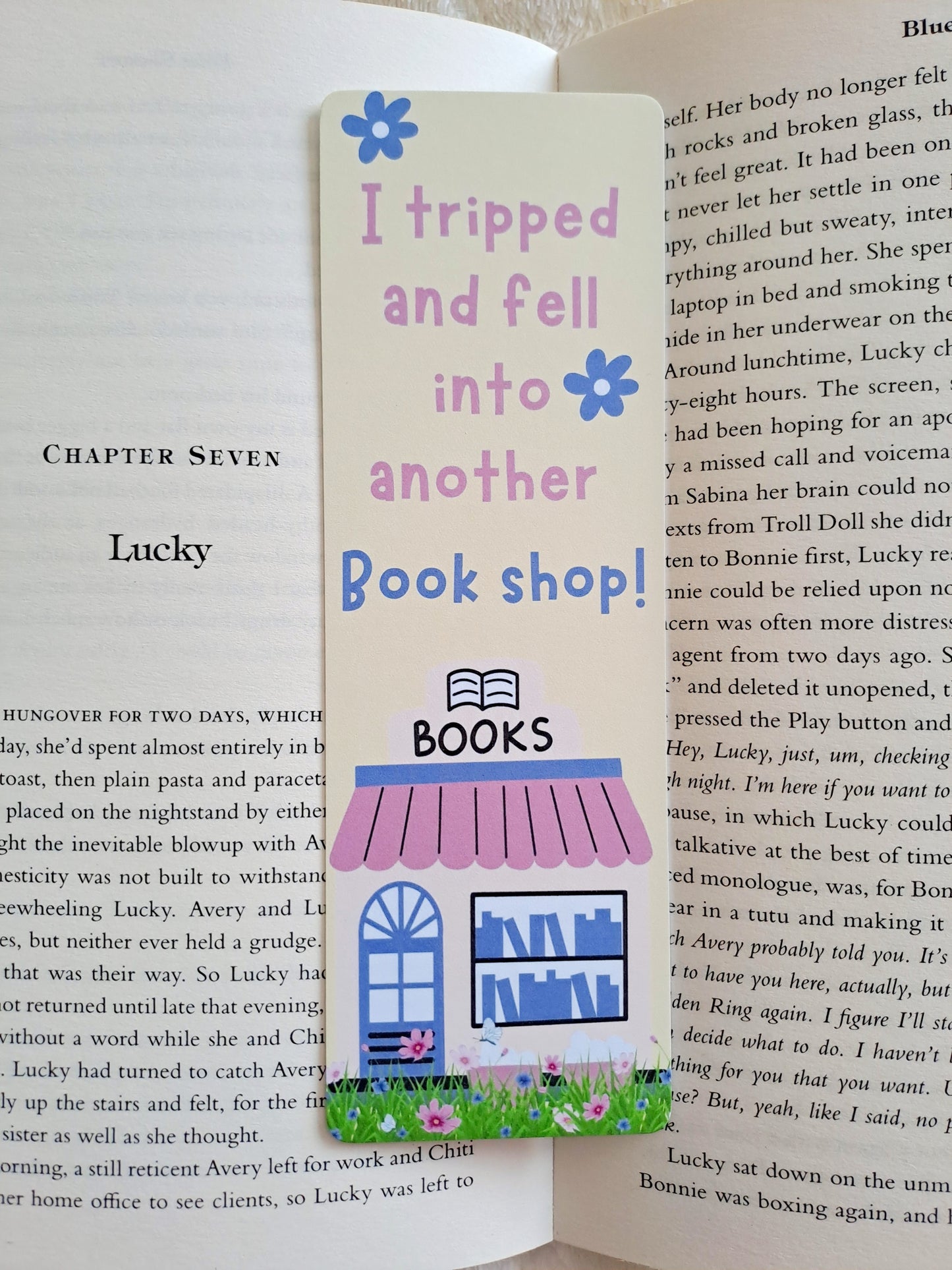 I tripped and fell into another bookshop! Bookmark