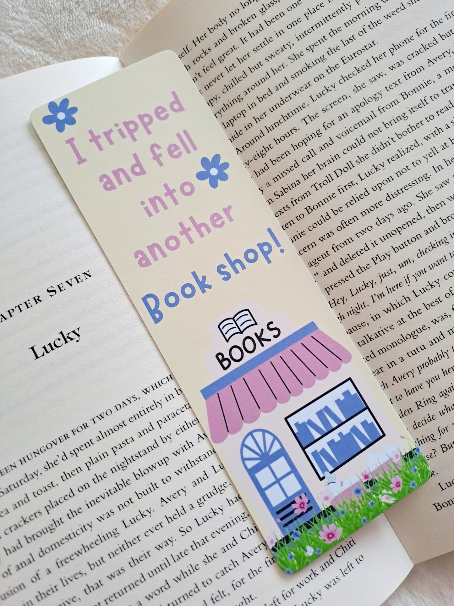 I tripped and fell into another bookshop! Bookmark