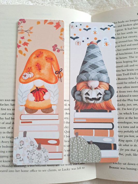 Autumn/halloween gonk bookmark