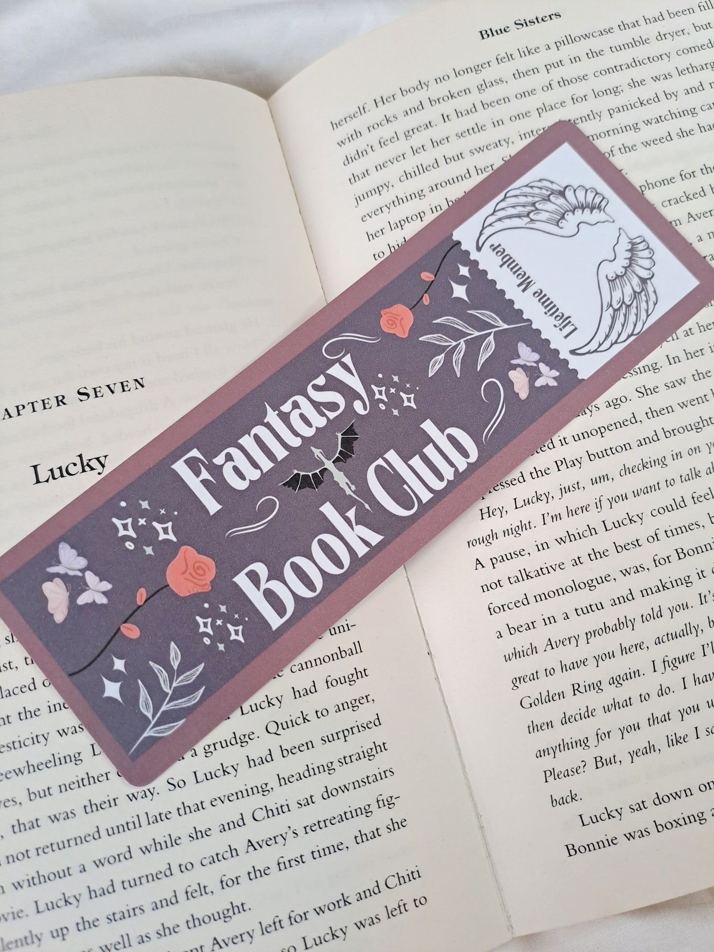 Fantasy book club bookmark