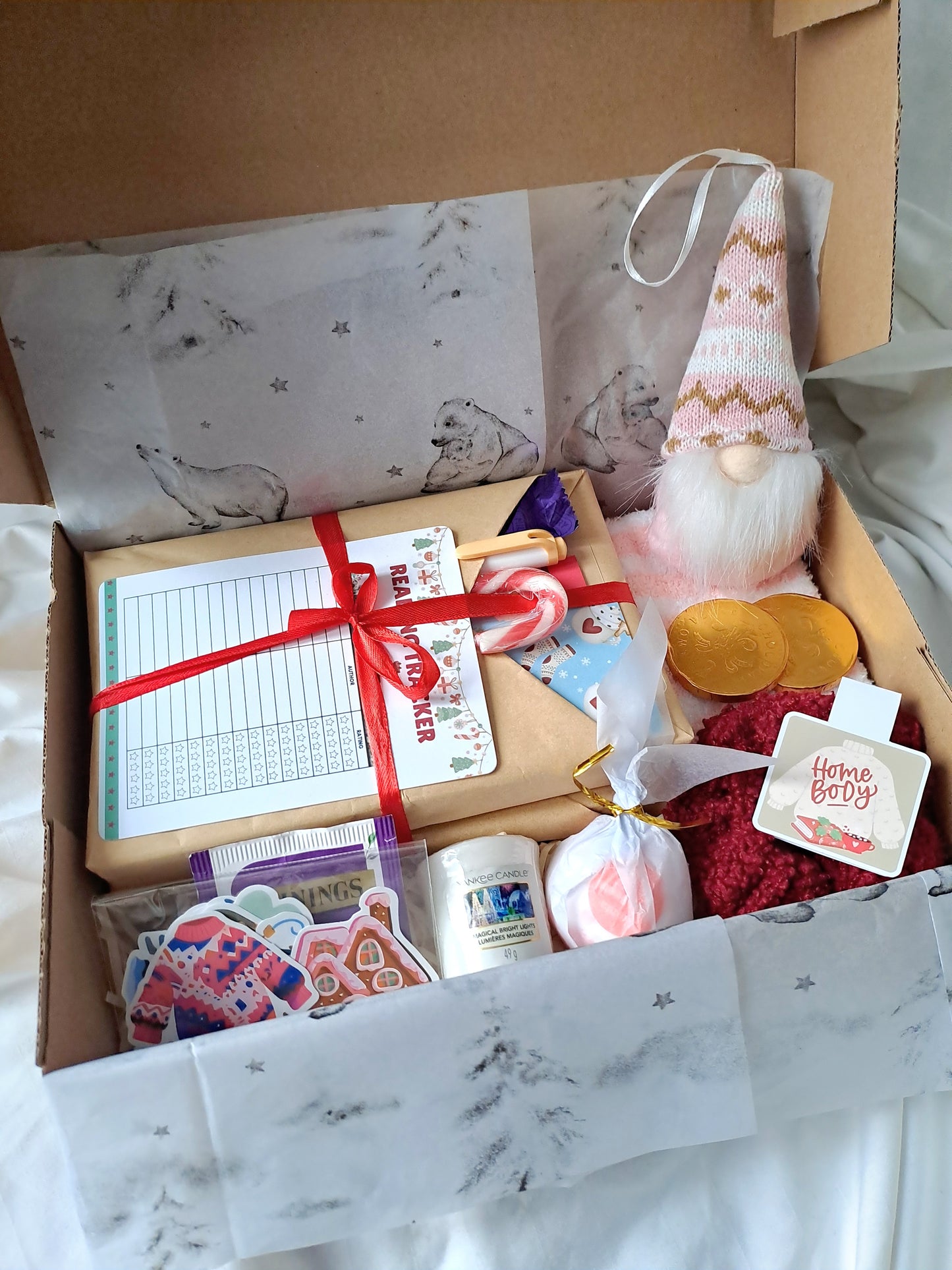 Christmas blind date book box