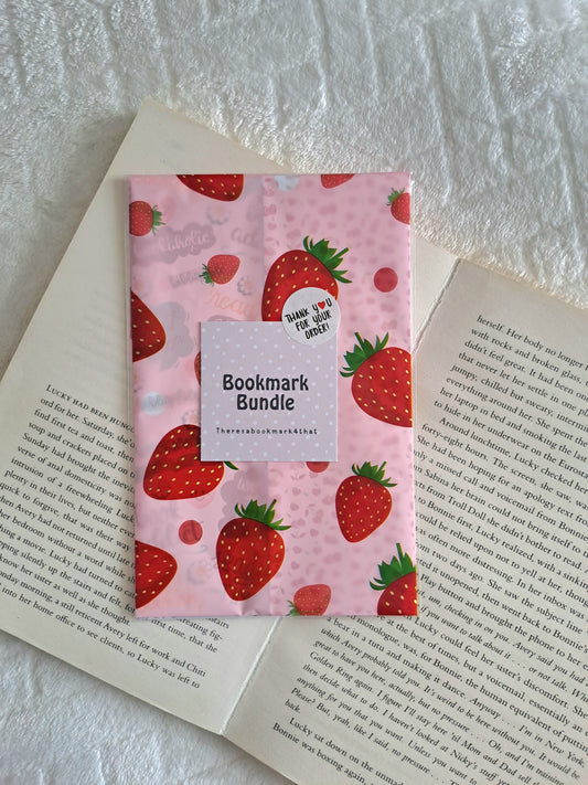 Bookmark Bundles - Pack of 5 cardstock bookmarks