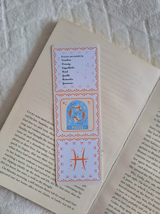 Pisces star sign personality traits bookmark