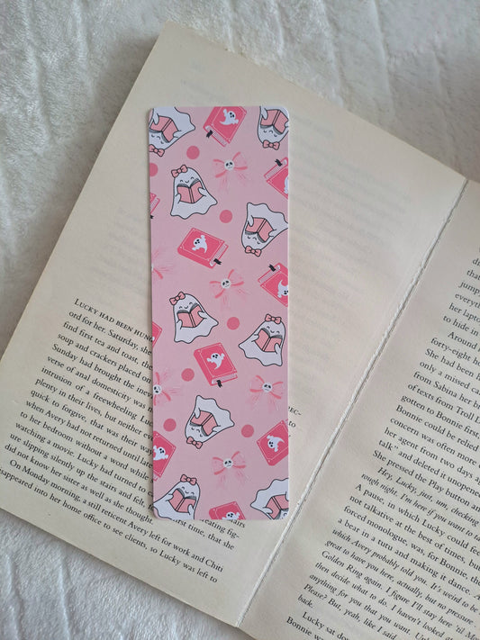 Pink ghosts bookmark - Thriller girlie's | Spooky season
