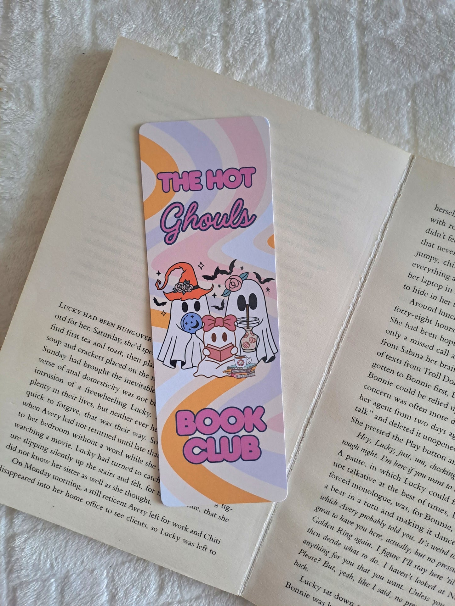 Hot ghouls book club bookmark - Halloween gifts for booklover