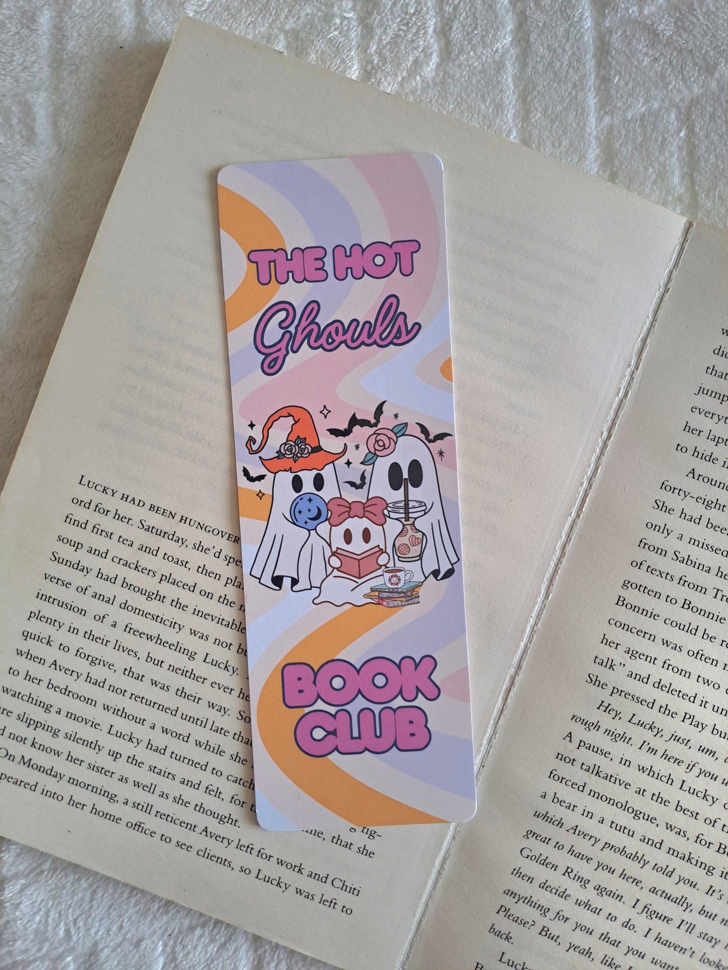 Hot ghouls book club bookmark - Halloween gifts for booklover