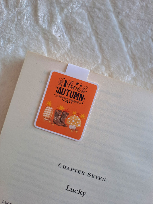 I love autumn magentic bookmark.