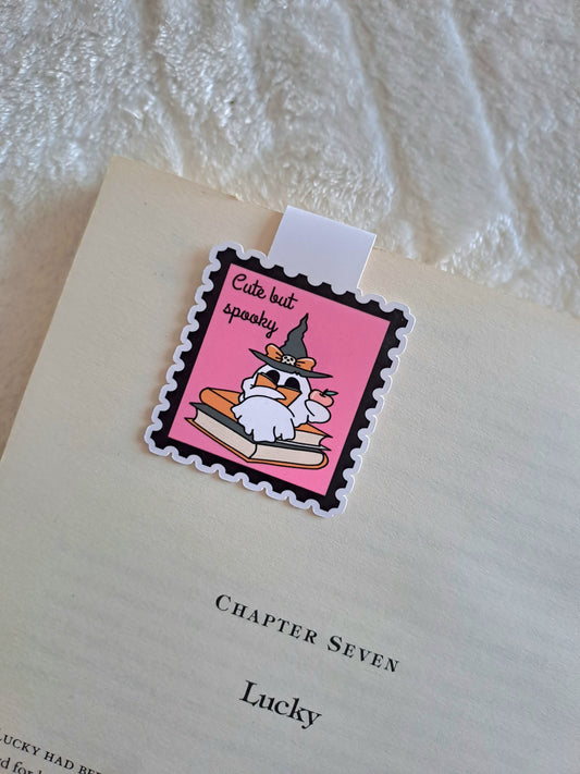 Cute but spooky magnetic bookmark - Halloween reading accessory
