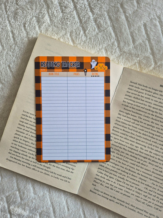 Halloween reading tracker for booklovers - Reading accessories