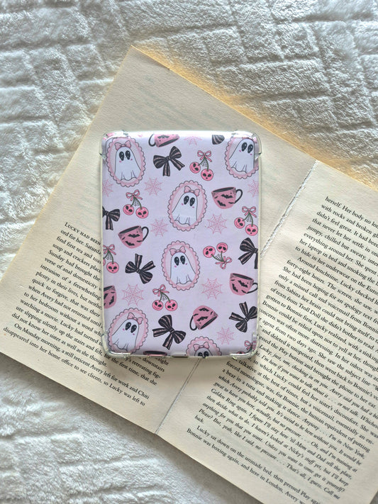 Ghosts, bows and brews spooky season kindle insert.