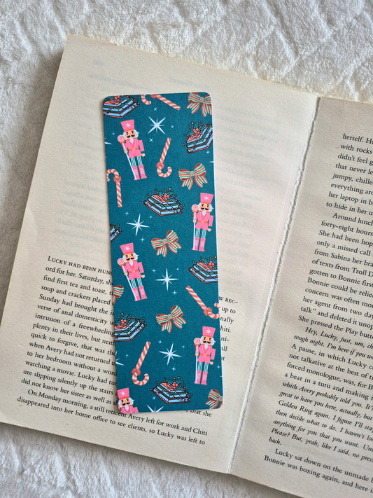 Christmas nutcracker bookmark: Gift for booklover