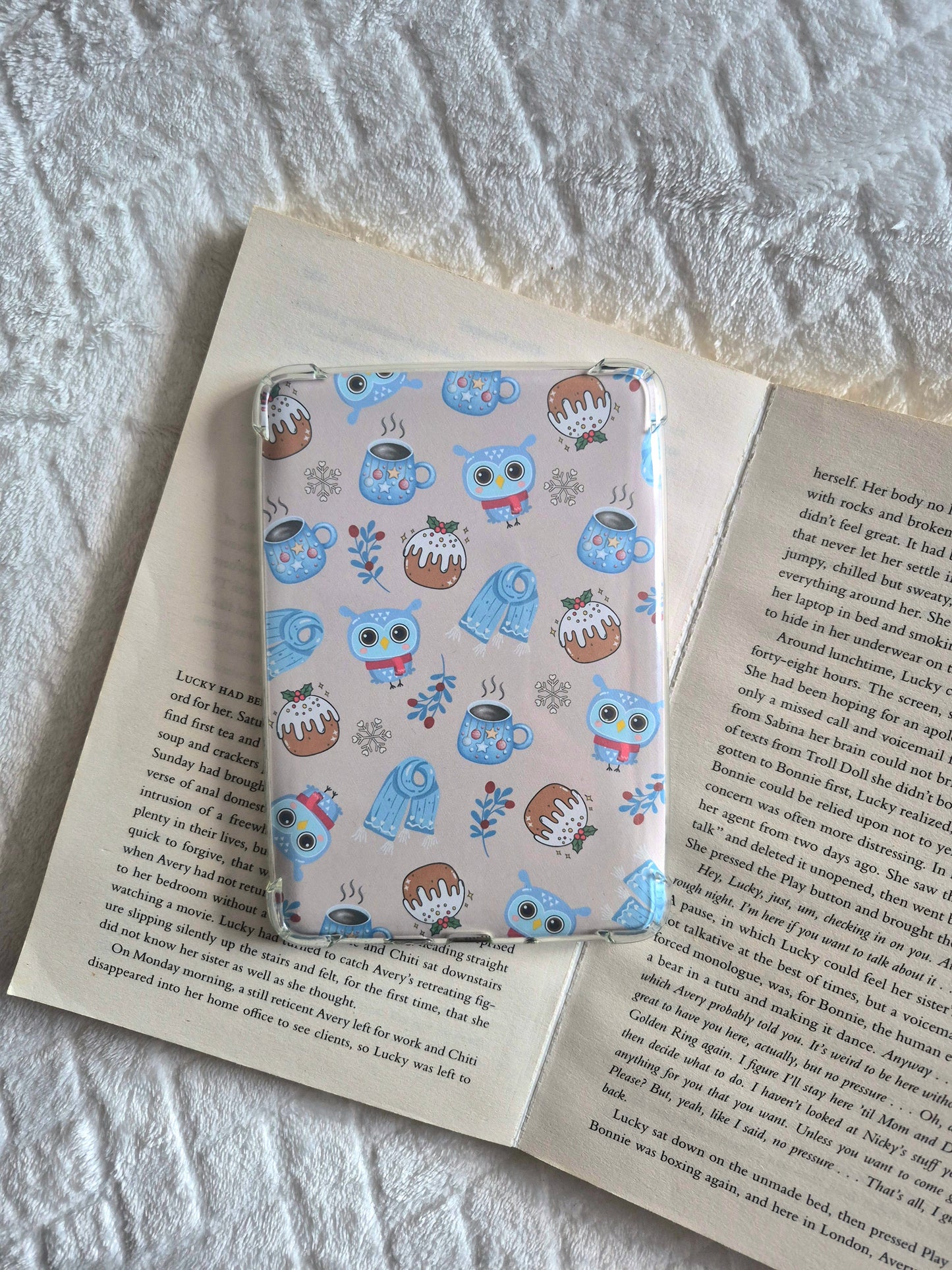 Winter Owls & Christmas puddings kindle insert.