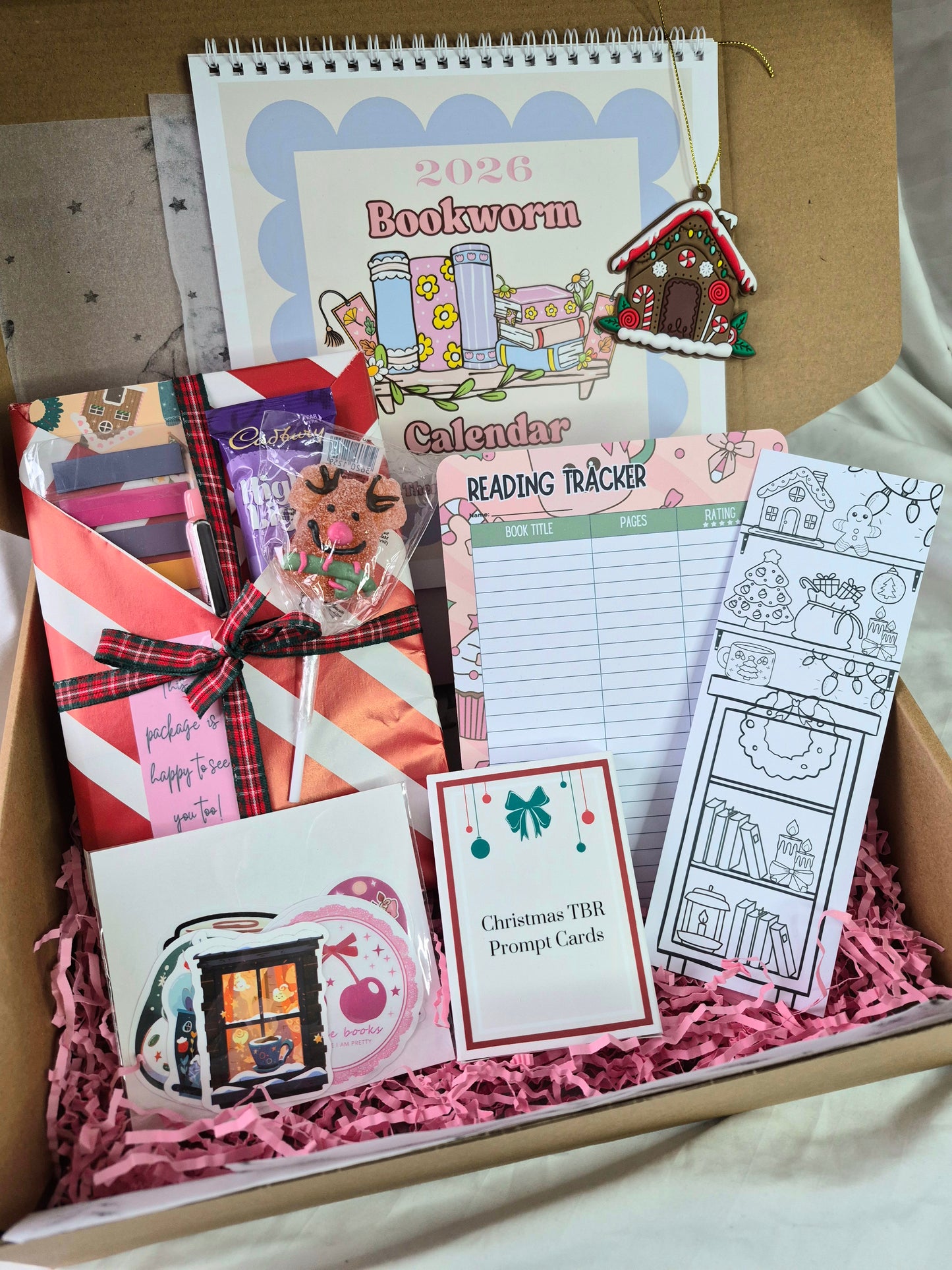 Christmas gift box for booklovers: Blind date with a book