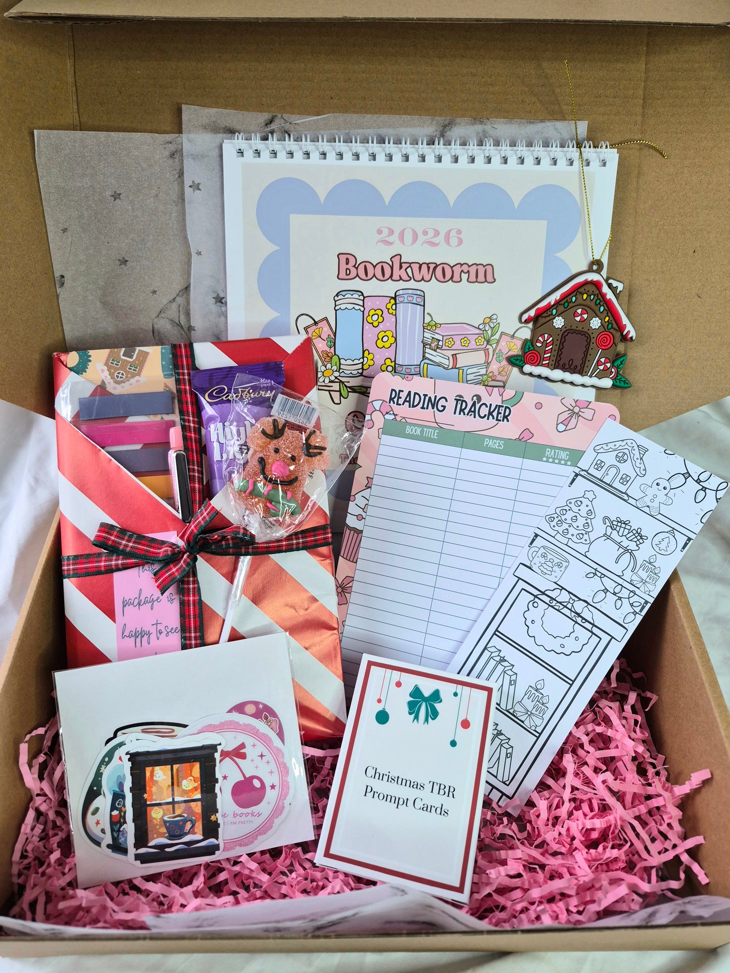 Christmas gift box for booklovers: Blind date with a book