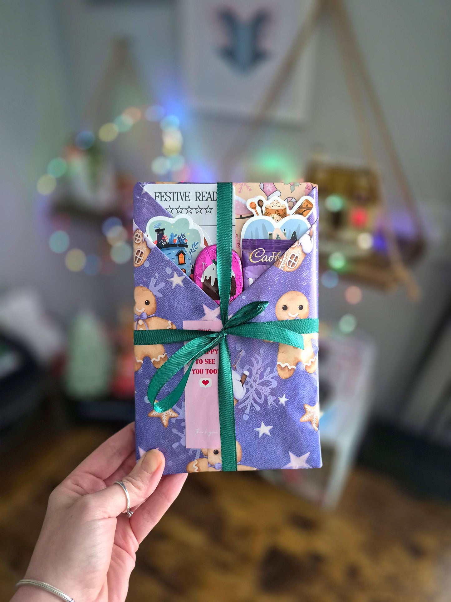 Christmas themed blind date with a book: Gift for booklovers