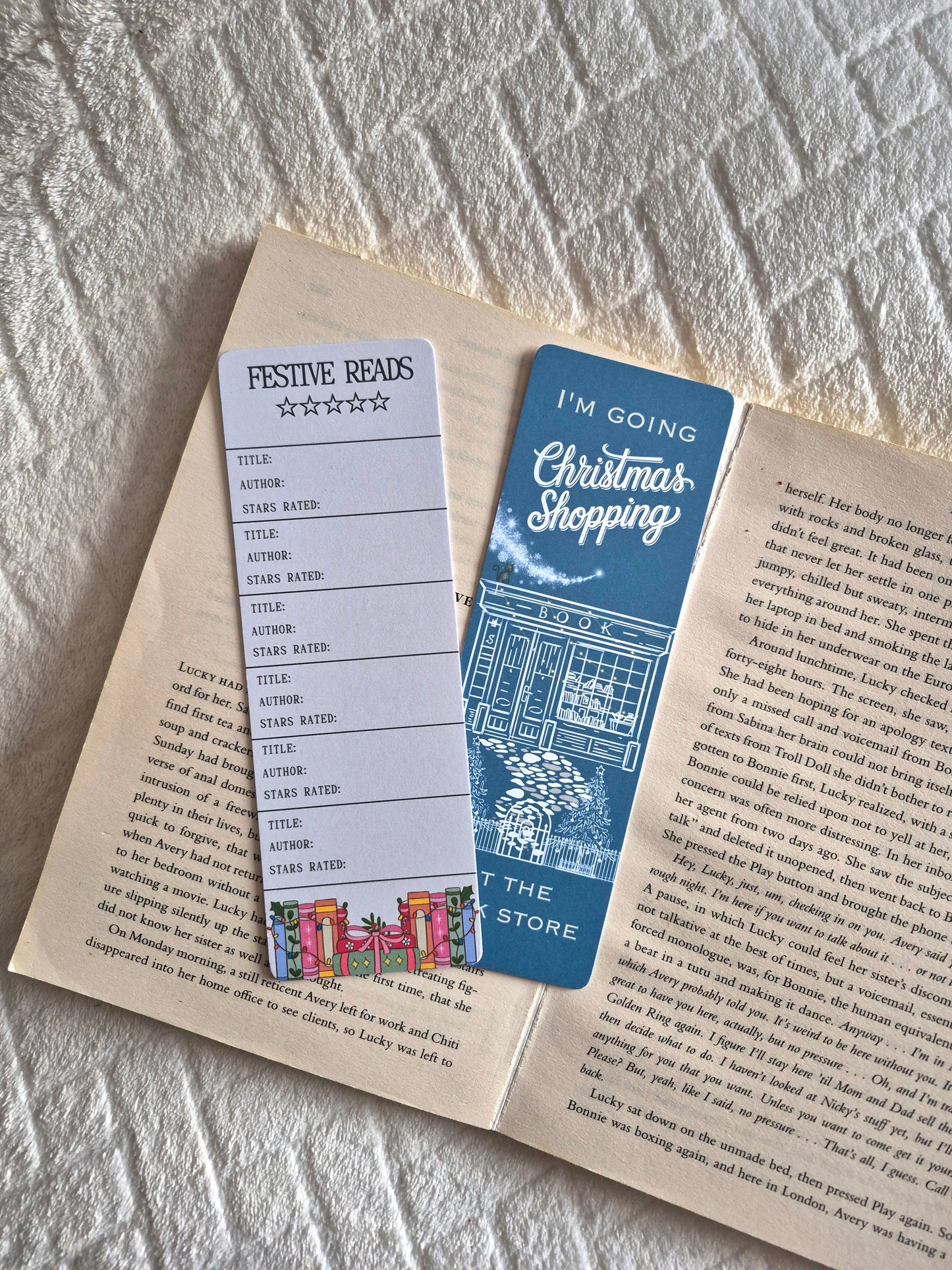 Christmas themed blind date with a book: Gift for booklovers