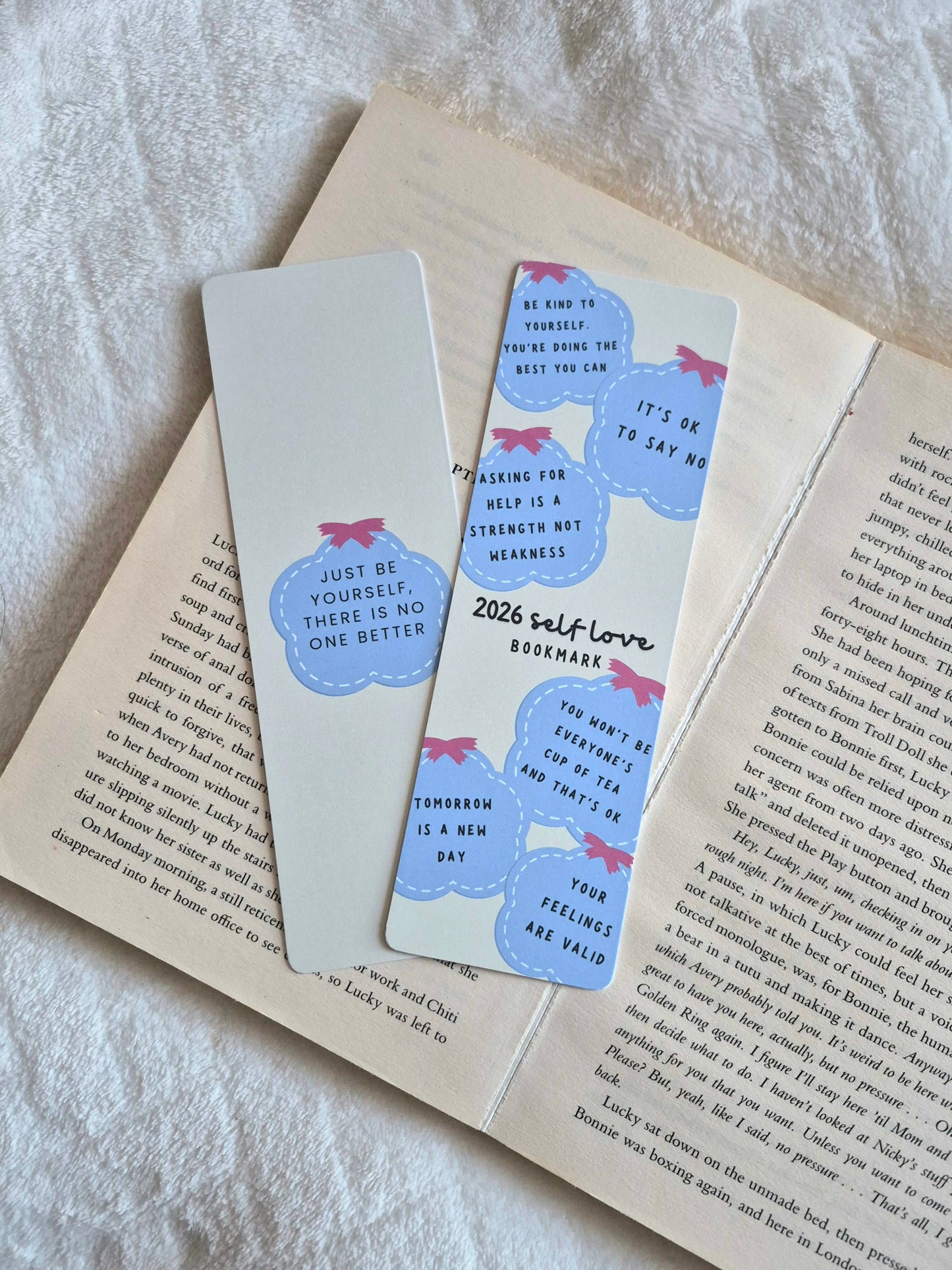 Self love affirmations bookmark: 2026