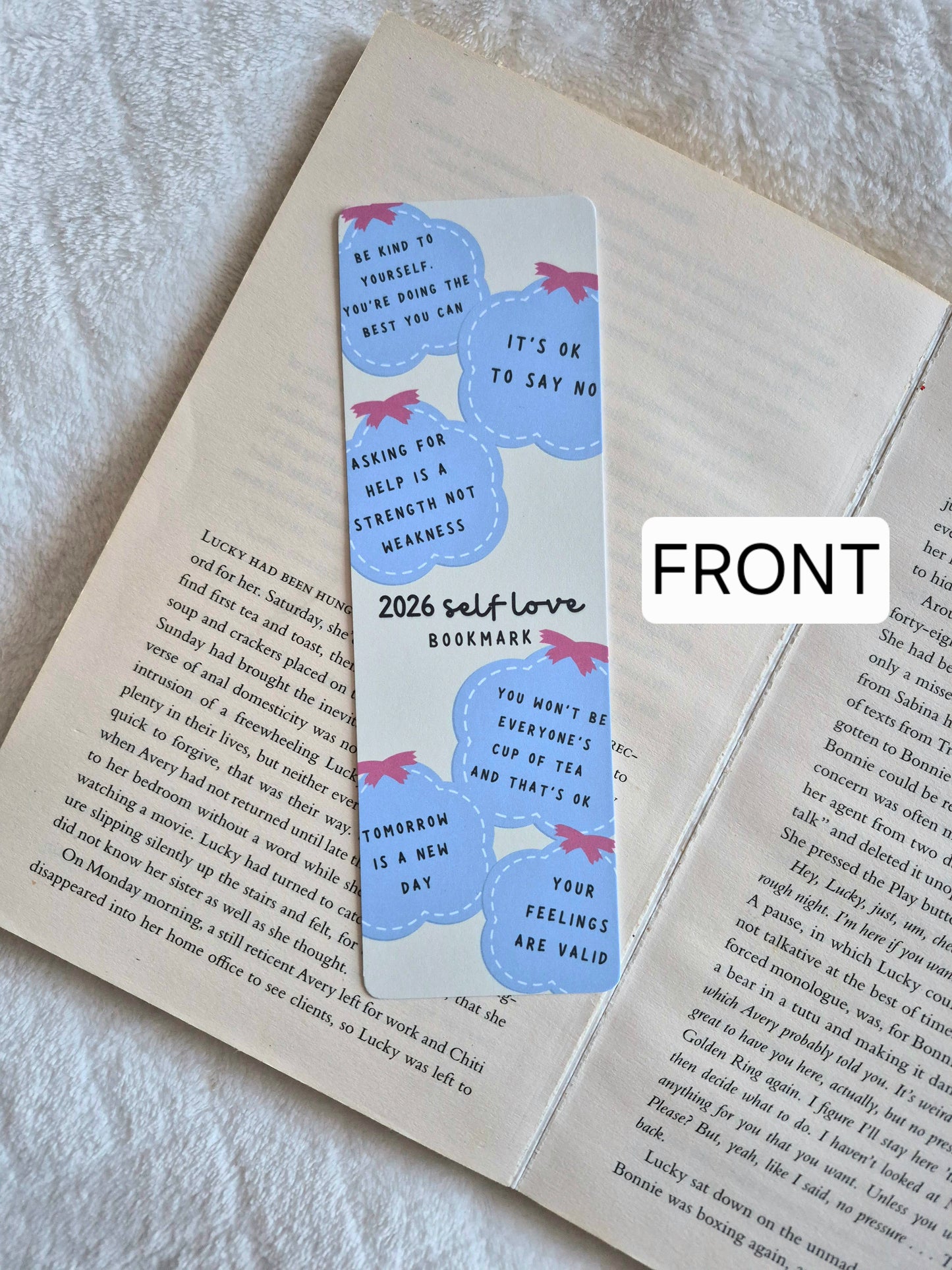Self love affirmations bookmark: 2026