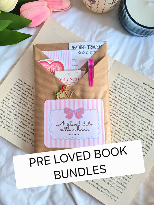 A blind date with a PRE-LOVED book bundle of 3