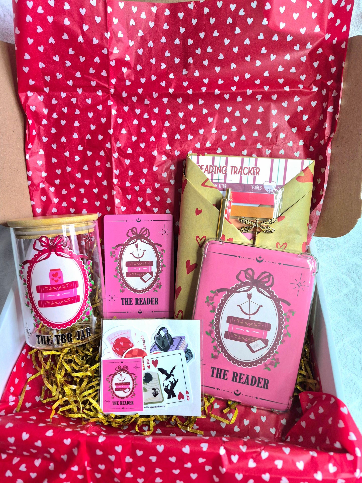 Valentines gift box for booklovers 'The Reader' Collection
