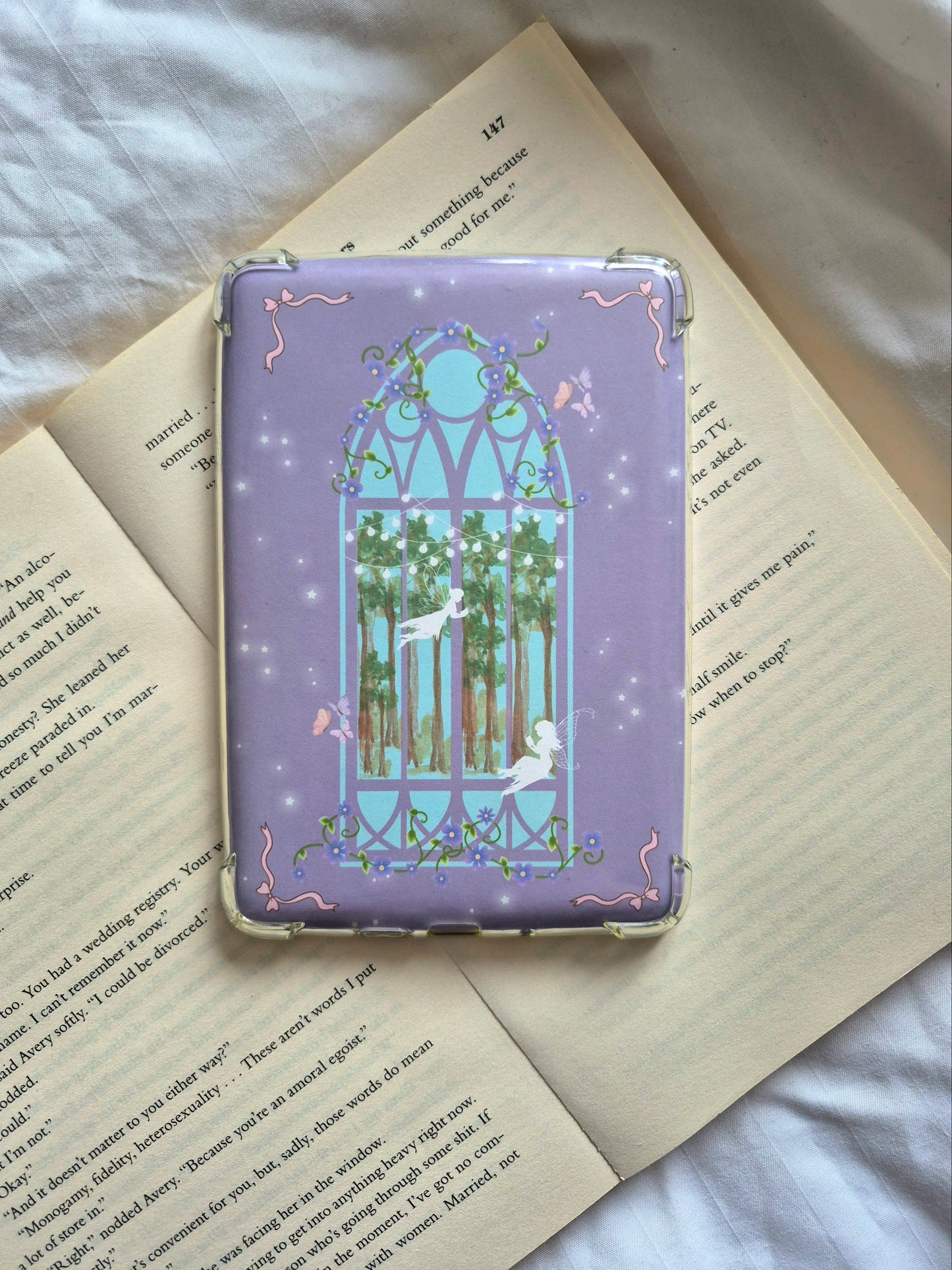 Enchanted forest fairy Kindle Insert - Lavender