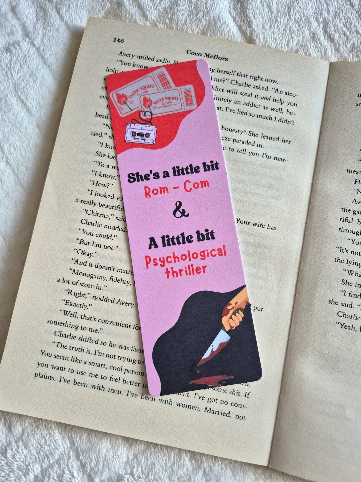 She's a little bit Rom-Com & a little bit psychological thriller bookmark