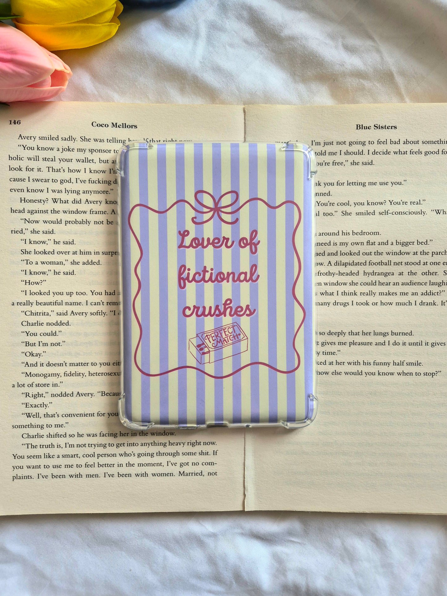 Lover of fictional crushes kindle insert for romance booklovers