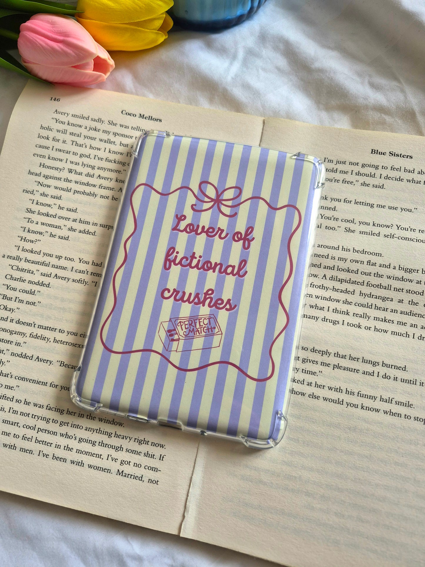 Lover of fictional crushes kindle insert for romance booklovers