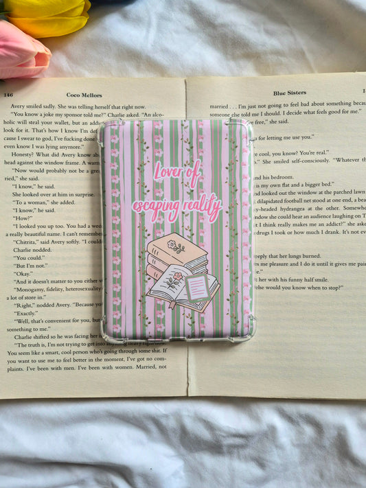 Lover of escaping reality floral Kindle insert