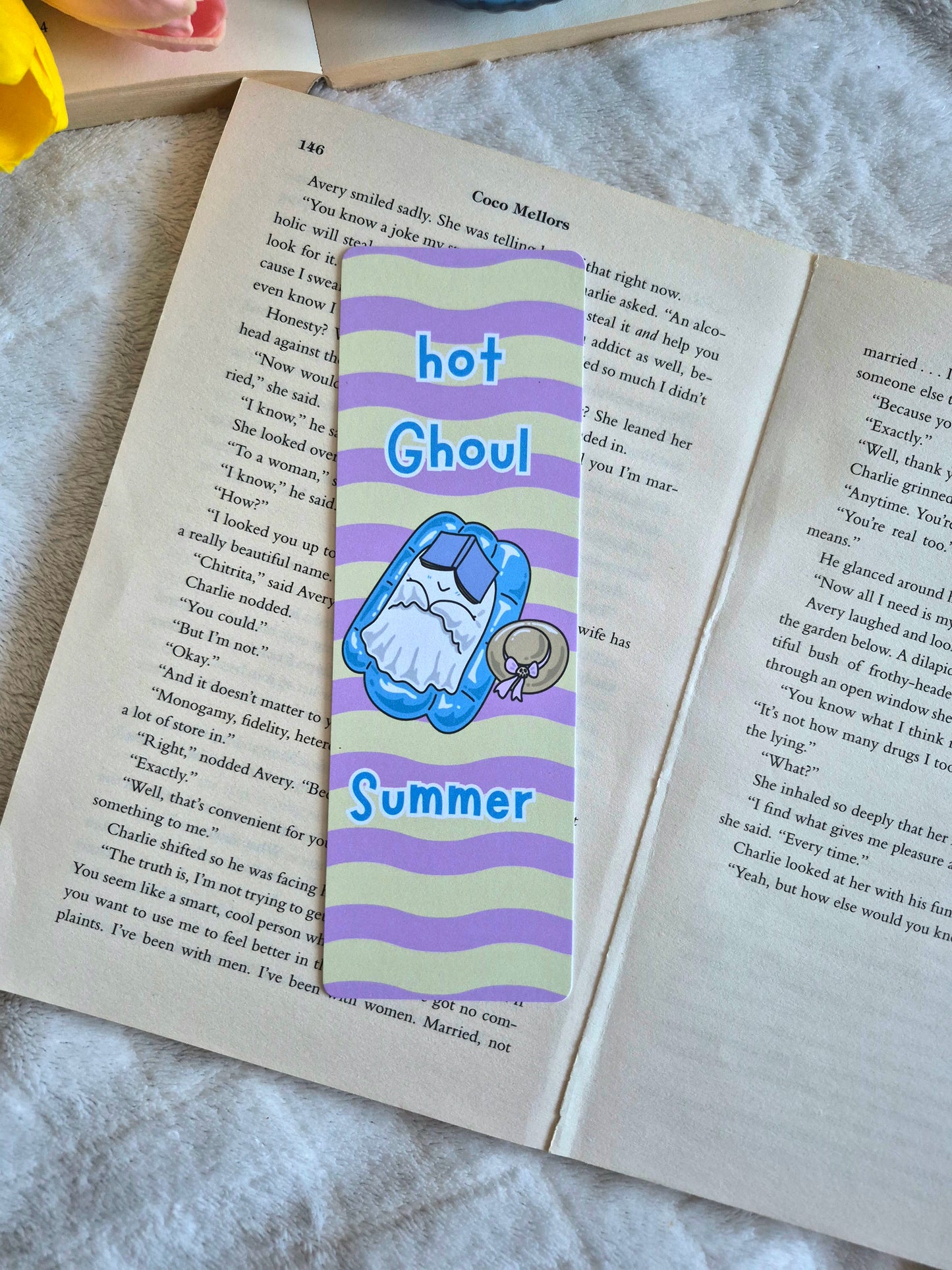 Hot Ghoul summer reading bookmark