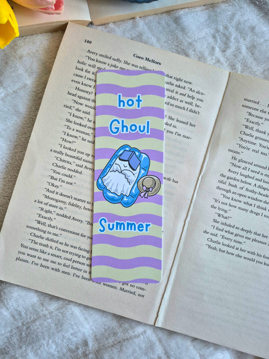 Hot Ghoul summer reading bookmark