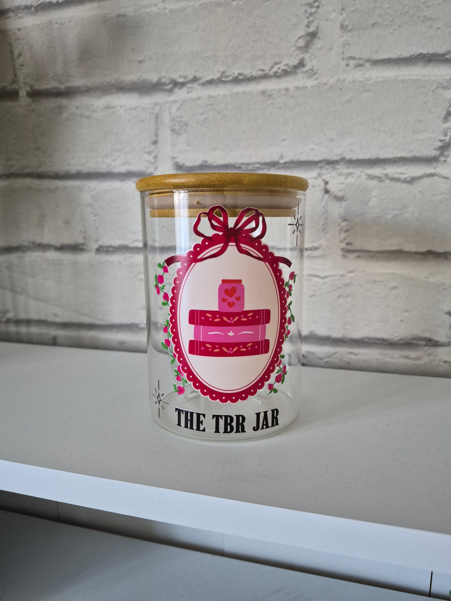 Glass TBR Jar (OOPPS! PRODUCT)